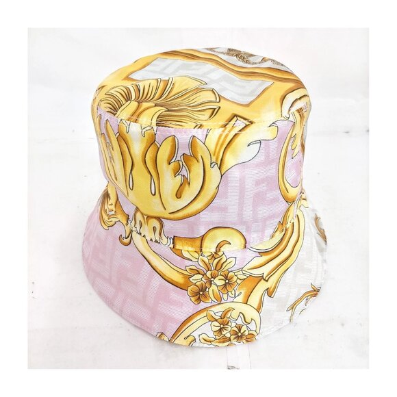 Fendi Hat Pinks Silk 388-070225 - Picture 1 of 9
